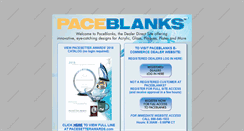 Desktop Screenshot of paceblanks.com